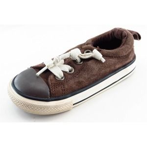 Converse All Star Brown Synthetic‎ Casual Shoes Toddler Boys Sz 1